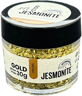 Jesmonite Glitter Chips 30g Goud