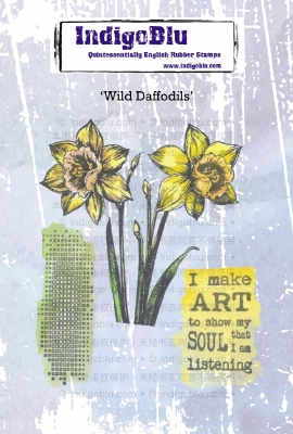 IndigoBlu stempel | Wild Daffodils | Wilde Narcis | A6