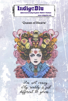 IndigoBlu stempel |Queen of Hearts | A6