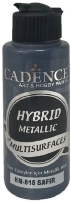 Cadence Hybride metallic acrylverf | Saffier | 120 ml
