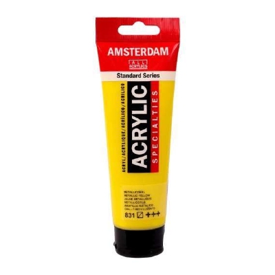 Amsterdam Acrylverf 120 ml Metallic Geel 831