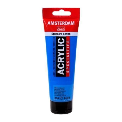 Amsterdam Acrylverf 120 ml Metallic Blauw 834