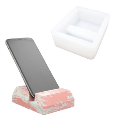 Jesmonite | Siliconen mal 9,5cm x 12cm x 4cm - Telefoonhouder