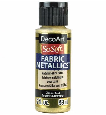 SoSoft Fabric Metallics Paint |  Glorious Gold