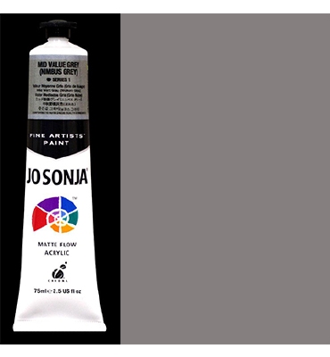 Jo Sonja artists  | Mid value grey(Nimbus Grey).ser 1