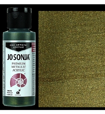 Jo Sonja Premium Metallic , Olive Green