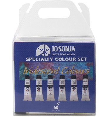 Jo Sonja Iridescent / irisee Set 6 x 20ml tubes