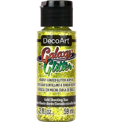 DecoArt Galaxy Glitter | Gold Shooting Star