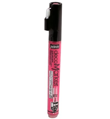 Pebeo Acrylic Decomarker 4 Tip Pink