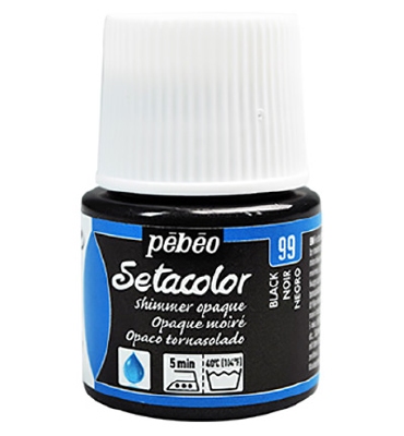Setacolor Opaque | Black Shimmer