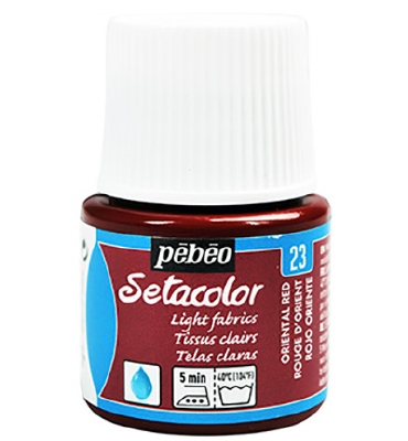 Setacolor Light Fabrics | Oriental Red