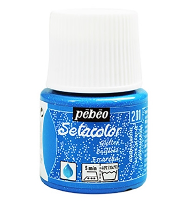 Setacolor Light Fabrics Glitter | Aquamarine