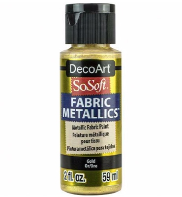 SoSoft Fabric Metallics Paint |  Gold