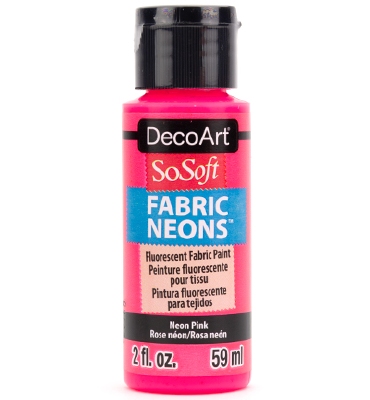 SoSoft Fabric Neon Paint |  Neon Pink