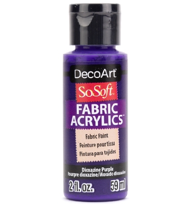 SoSoft Fabric Acrylics Paint | Dioxazine Purple