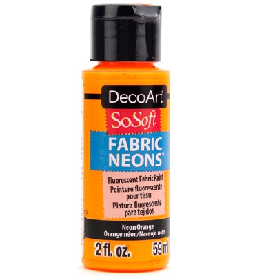 SoSoft Fabric Neon Paint |  Neon Orange