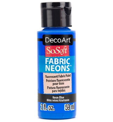 SoSoft Fabric Neon Paint |  Neon Blue