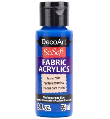 SoSoft Fabric Acrylics Paint |  Mediterranean Blue