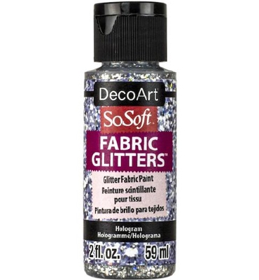 SoSoft Fabric Glitters Paint |  Hologram