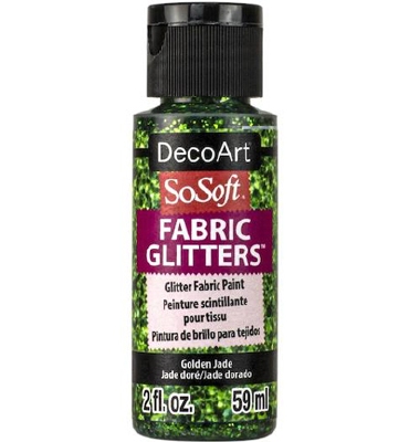 SoSoft Fabric Glitters Paint |  Golden Jade