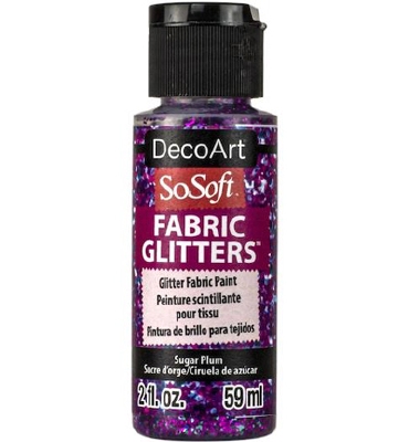 SoSoft Fabric Glitters Paint |  Sugar Plum