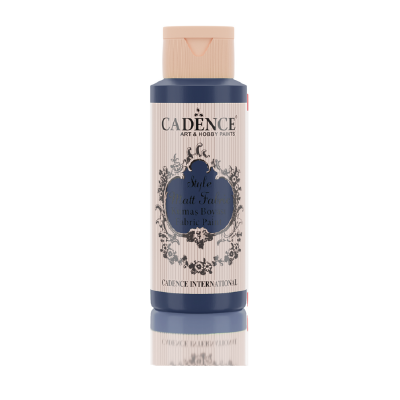 Cadence Style Mat textiel verf Donker Blauw F643 | 59ml