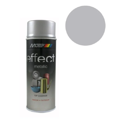 Motip effect metallic lak zilver aluminium - 400 ml