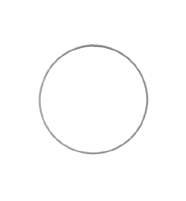 Ring metaal 3mm - 15 cm doorsnede | Zilver
