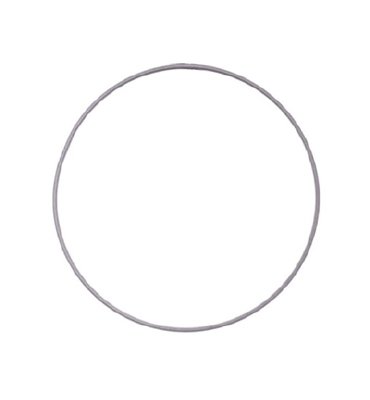 Ring metaal 3mm - 20 cm doorsnede | Zilver