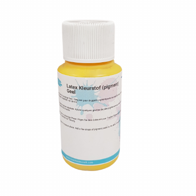 Kleurstof voor latex geel - 100 gr