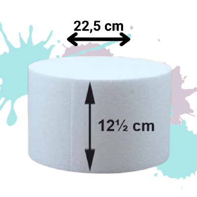 Taartdummie Rond 22,5cm | dikte 12,5 cm
