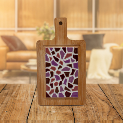 DIY Mozaïek Borrelplank Klein Pakket - Roze | Creatief Knutselpakket