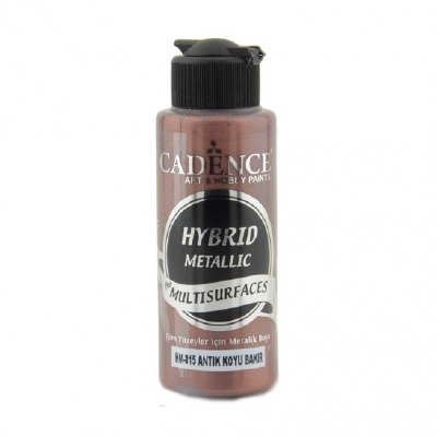 Cadence Hybride metallic acrylverf | Donker Koper | 70 ml