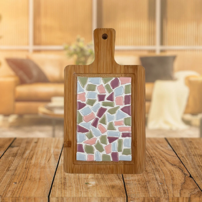 DIY Mozaïek Borrelplank Klein Pakket - Pastel