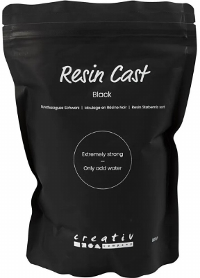 Resin Cast Giethars Poeder Zwart