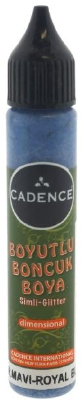 Cadence Dimensional Verf Glitter 25 ml Koningsblauw