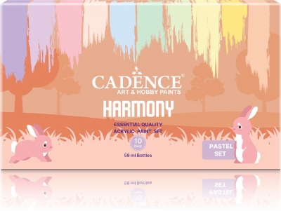 Cadence Harmony Acrylverf Set 10x59 ml Pastel Kleuren