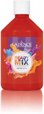 Cadence Ready Mix Acrylverf Mat 500 ml Rood