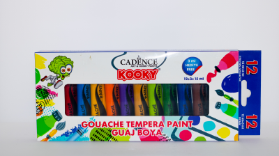 Cadence Kooky Gouache Tempera Verf Set 12x15ml