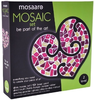 Mosaaro Mozaiek set Glas Mozaiek Hart