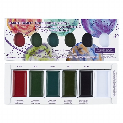 Gansai Tambi Granulating Colors Set 2 | 5 kleuren