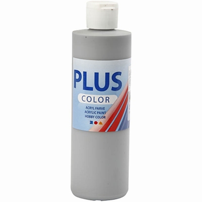 Plus Color Acrylverf Rain Grey 250 ml