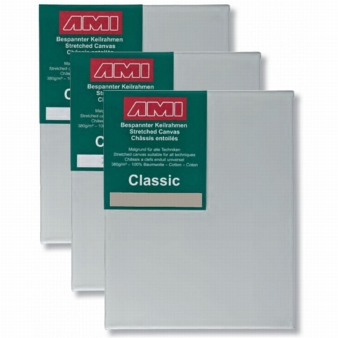 AMI Classic Schildersdoek 10 x 10 cm 100% katoen | 1,8cm spi