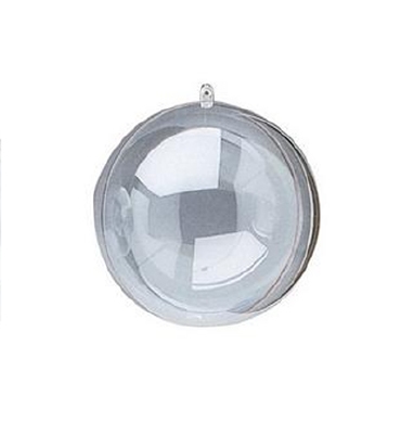 Transparante bal 10cm | 2 stuks