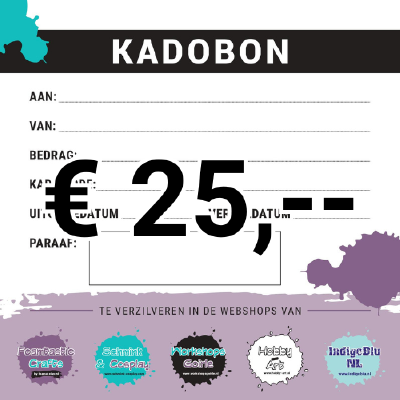 Kadobon  € 25,--