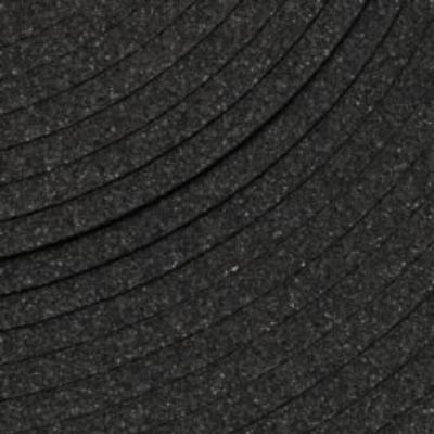 Pruik foam | PE Foam Zwart | 7mm | 0,95 m breed