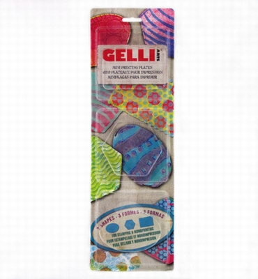 Gelli Plate Set Oval, Hexagon, & Rectangle  | Gelli Arts Set