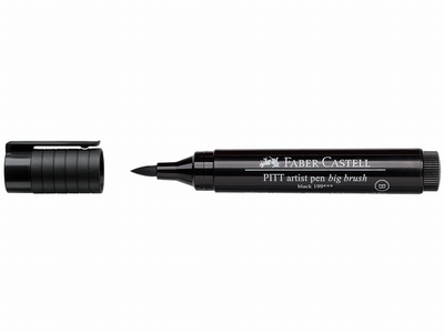 Faber Castell PITT artist Pen (BB) Zwart - BIG Brush