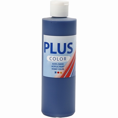 Plus Color Acrylverf Navy Blue 250ml