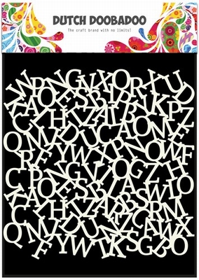 Dutch Doobadoo Stencil Art Alfabet